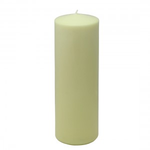 3 x 9 Inch Ivory Pillar Candles