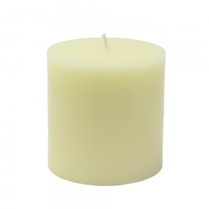 3 x 3 Inch Ivory Pillar Candle