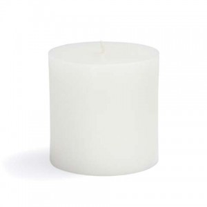3 x 3 Inch White Pillar Candles (12pcs/Case) Bulk