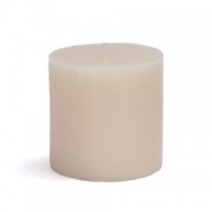 3 x 3 Inch Pale Ivory Pillar Candles (12pcs/Case) Bulk