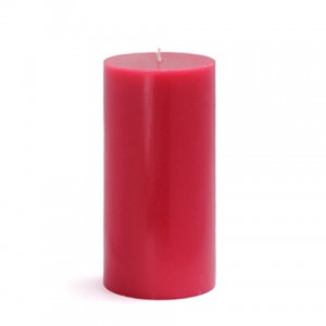 3 x 6 Inch Red Pillar Candles(12pcs/Case) Bulk