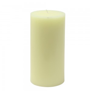 3 x 6 Inch Ivory Pillar Candles(12pcs/Case) Bulk