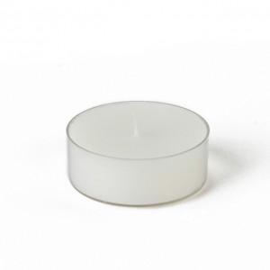 Mega Oversized White Tealights (144pcs/Case) Bulk