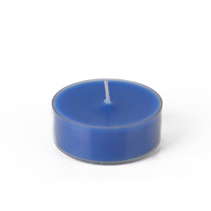 Mega Oversized Blue Tealights (144pcs/Case) Bulk