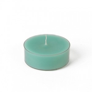 Mega Oversized Aqua Tealights (144pcs/Case) Bulk