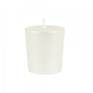 Pearl White Votive Candles (96pc/Case) Bulk