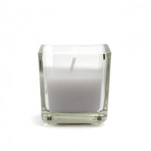 Lavender Square Glass Votive Candles (96pcs/Case) Bulk