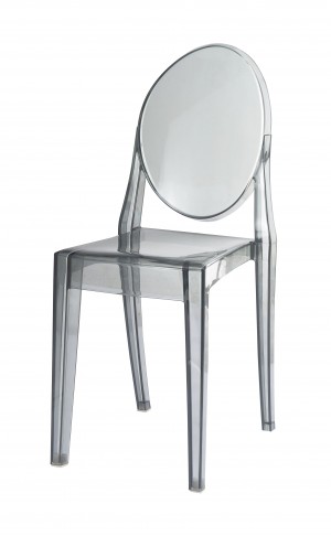 Clear Plastic Chair (Set of 2)