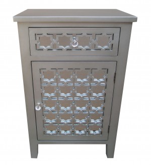30 Inch H Grey Wooden Console Table