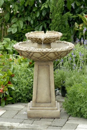 Bird Bath Outdoor Water Fountain