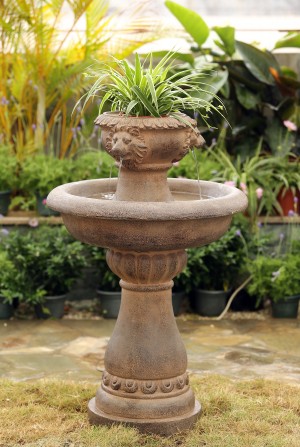 Classic Lion Head Wall Water Fountain