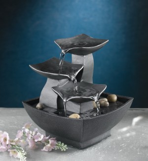 Tabletop Leaves Water Fountain