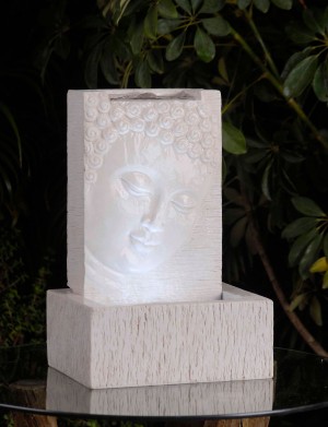 Tabletop Buddha Fountain With Led Light
