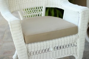 Tan Single Chair Cushion