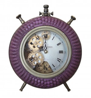 Purple Table Clock