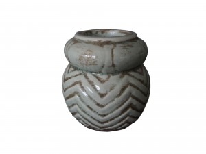 Themis 4 Inch Terracota Candle Holder