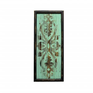 30 Inch Wood Deco- Green