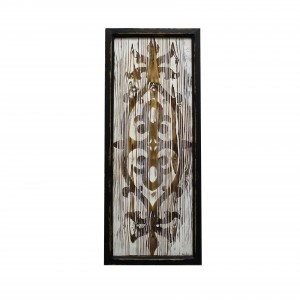 30 Inch Wood Deco- White