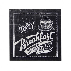Tasty Breakfast Plaque