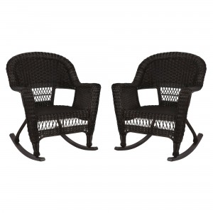 Rocker Wicker Chair Without Cushion-  Set of 2