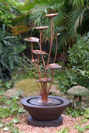 Acqua Di Loto Lotus Outdoor Fountain