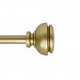 Lily Adjustable Single Curtain Rod 28 Inch to 48 Inch-Copper