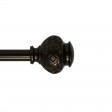 Kings Adjustable Single Curtain Rod 48 Inch to 84 Inch-Bronze