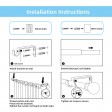 Peony Adjustable Single Curtain Rod 72 Inch to 144 Inch-White
