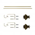 Bruce Adjustable Single Curtain Rod 18 Inch to 36 Inch-Copper