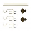 Bruce Adjustable Single Curtain Rod 36 Inch to 72 Inch-Copper