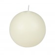 4 Inch White Citronella Ball Candles (12pcs/Case) Bulk