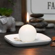 2 Inch White Ball Candles (12pc/Box)