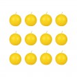 2 Inch Yellow Ball Candles (12pc/Box)