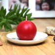 2 Inch Red Ball Candles (12pc/Box)