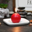 2 Inch Red Ball Candles (96pcs/Case) Bulk