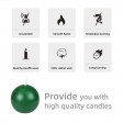 2 Inch Hunter Green Ball Candles (12pc/Box)