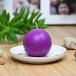 2 Inch Purple Ball Candles (12pc/Box)