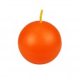 3 Inch Orange Ball Candles (36pcs/Case) Bulk