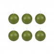 3 Inch Sage Green Ball Candles (6pc/Box)