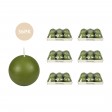 3 Inch Sage Green Ball Candles (36pcs/Case) Bulk