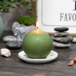 3 Inch Sage Green Ball Candles (36pcs/Case) Bulk