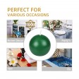 3 Inch Hunter Green Ball Candles (6pc/Box)