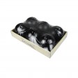 3 Inch Black Ball Candles (6pc/Box)
