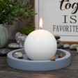 4 Inch White Ball Candles (12pcs/Case) Bulk