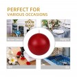 4 Inch Red Ball Candles (12pcs/Case) Bulk