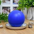 4 Inch Blue Ball Candles (12pcs/Case) Bulk