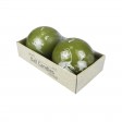 4 Inch Sage Green Ball Candles (2pc/Box)