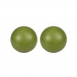 4 Inch Sage Green Ball Candles (2pc/Box)