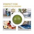 4 Inch Sage Green Ball Candles (2pc/Box)