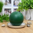4 Inch Hunter Green Ball Candles (12pcs/Case) Bulk